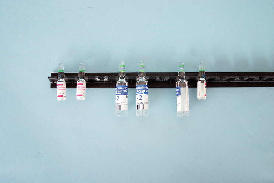 AMBU Ampullenleiste 19 Ampullen 48,2 cm lang