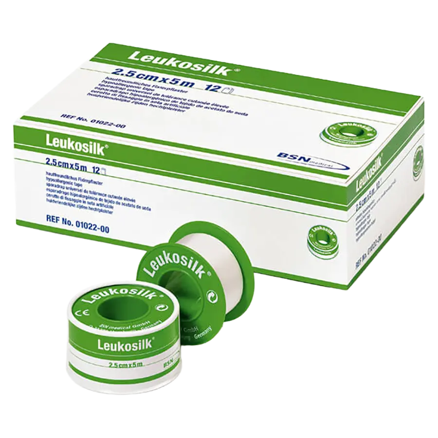 Leukosilk 5 m x 5,00 cm ohne Schutzring