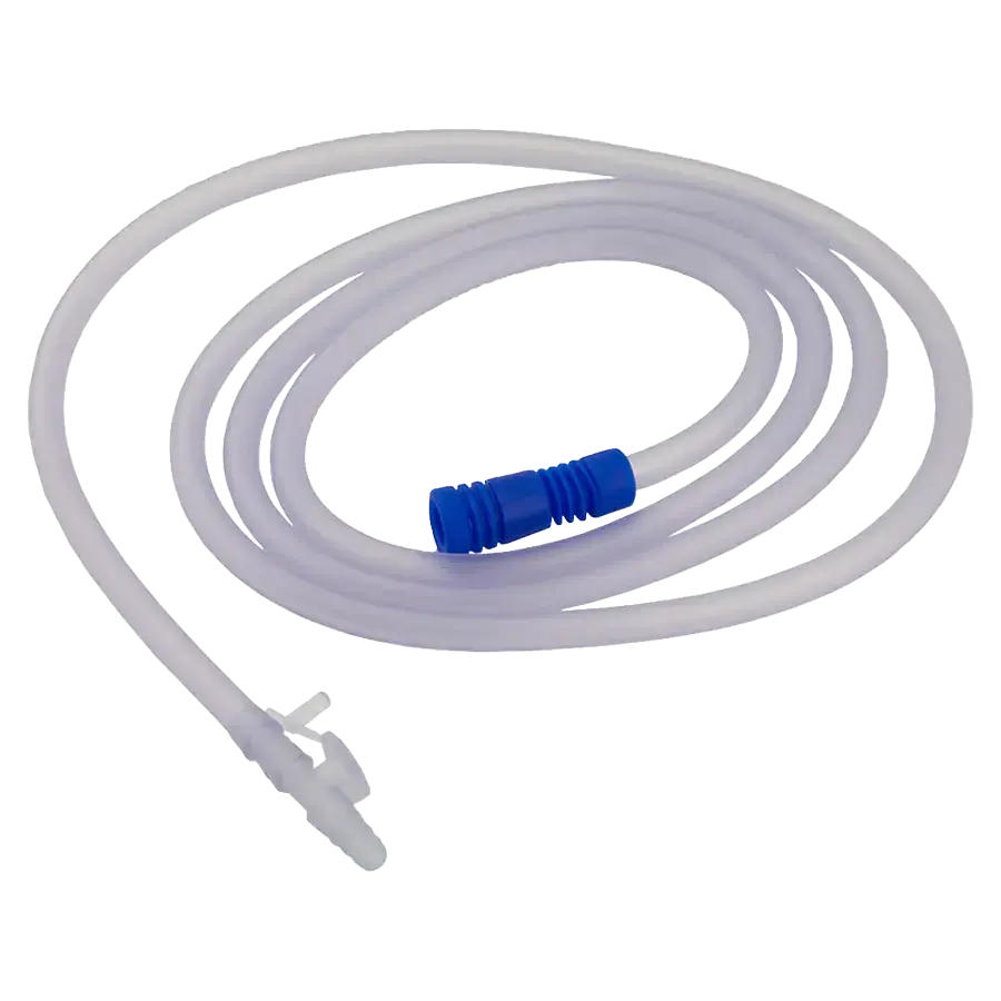 Absaugschlauch Extrudan, CH25 180 cm, Trichter/Fingertip für Serres, unsteril