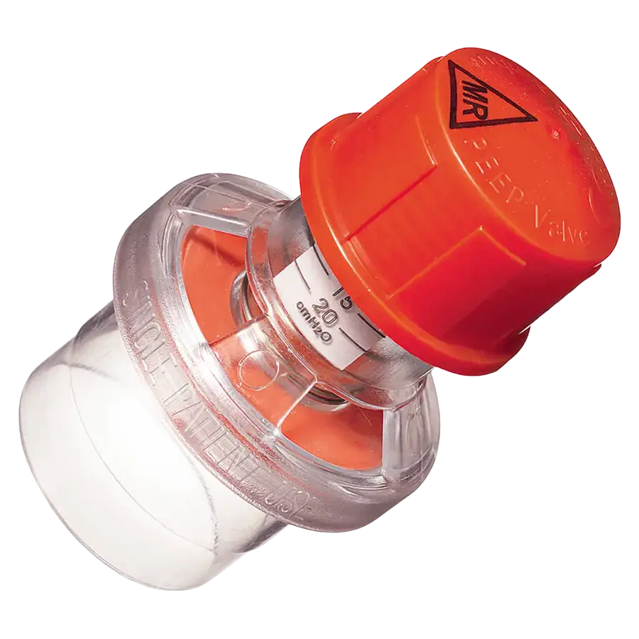 AMBU Peep Einweg-Ventil 20 mit 30 mm Konnektor und 18 mm Adapter