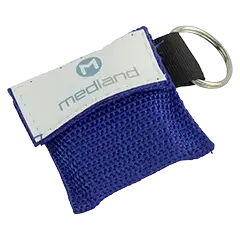Beatmungstuch in Softcase mit Schlüsselring