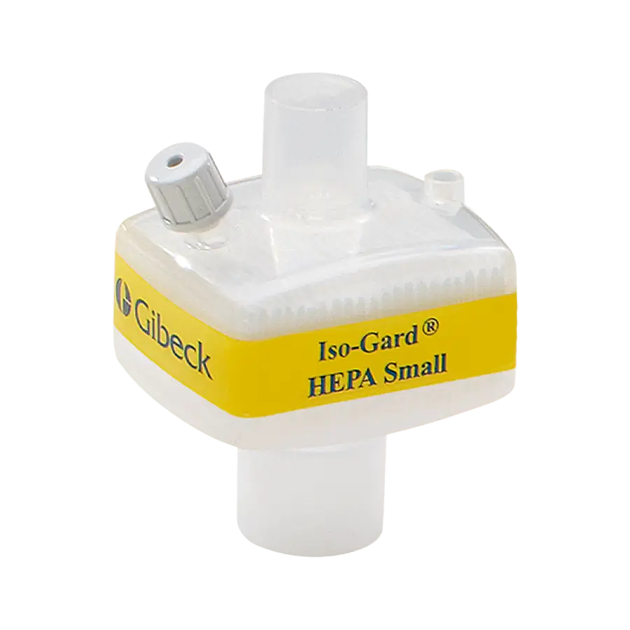 Beatmungsfilter ISO Gard HEPA S gerade steril mechanisch