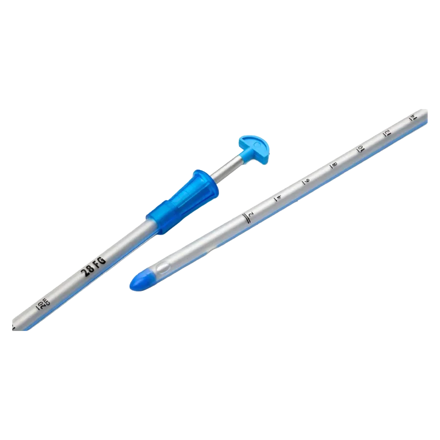 PVC Thorax-Katheter, mit Trokar CH 12