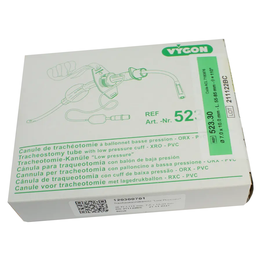Tracheotomiekanüle Low Pressure 30 Fr L 115 mm, 7,0 x 10,00 mm