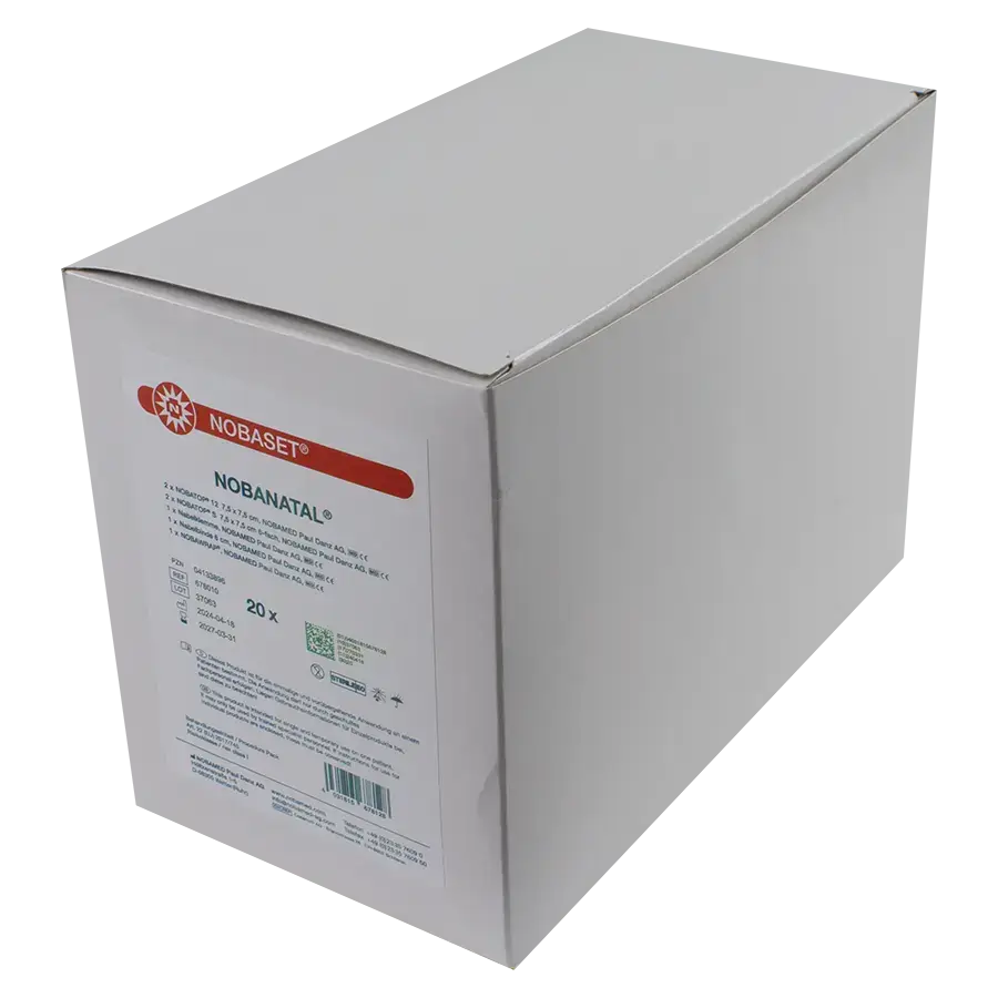 NOBANATAL Set zur Nabelpflege Neugeborener, steril