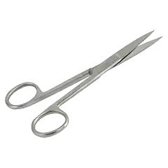 Chirurgische Schere, 14,5 cm