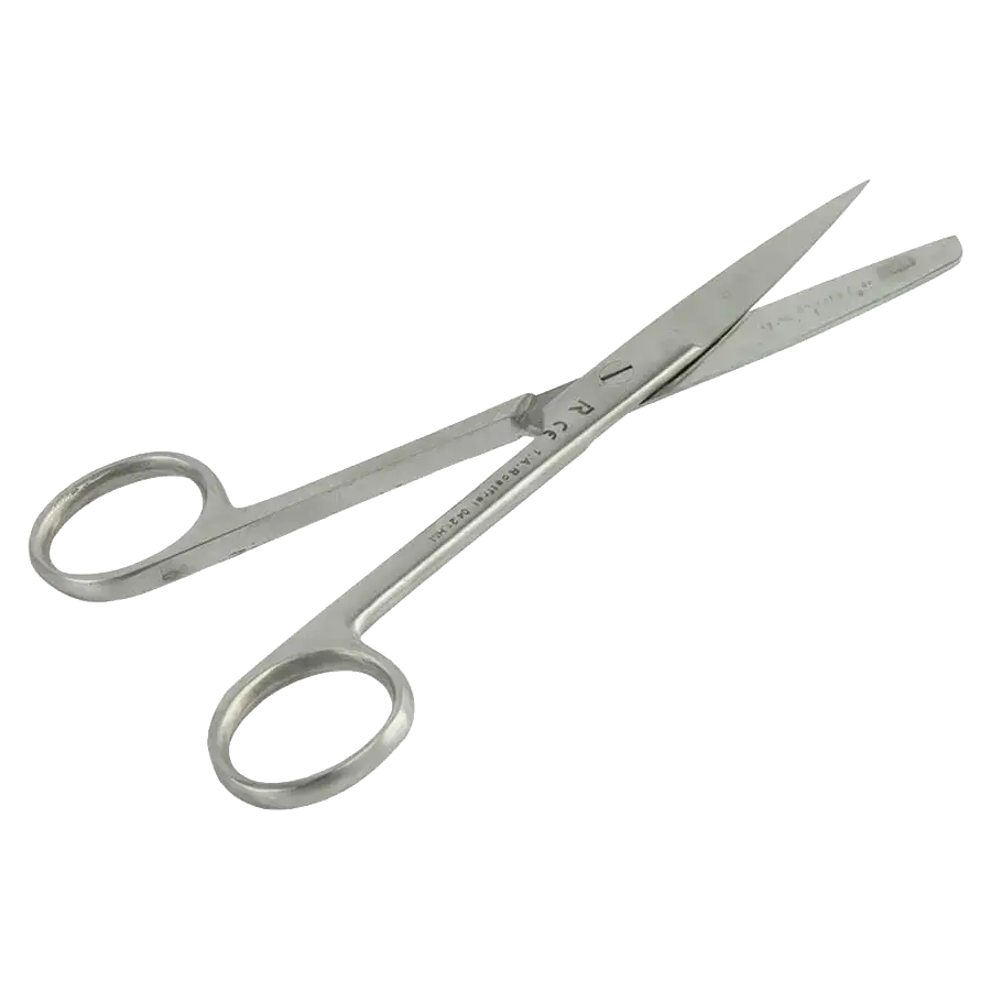 Schere, 14,5, chir., sp/st, ger., 1A