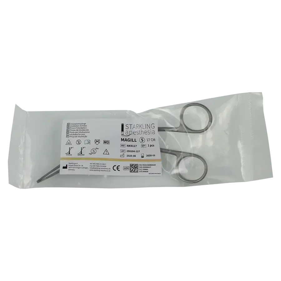 Starkling Magill Einweg-Katheterzangen 17 cm, unsteril, klein