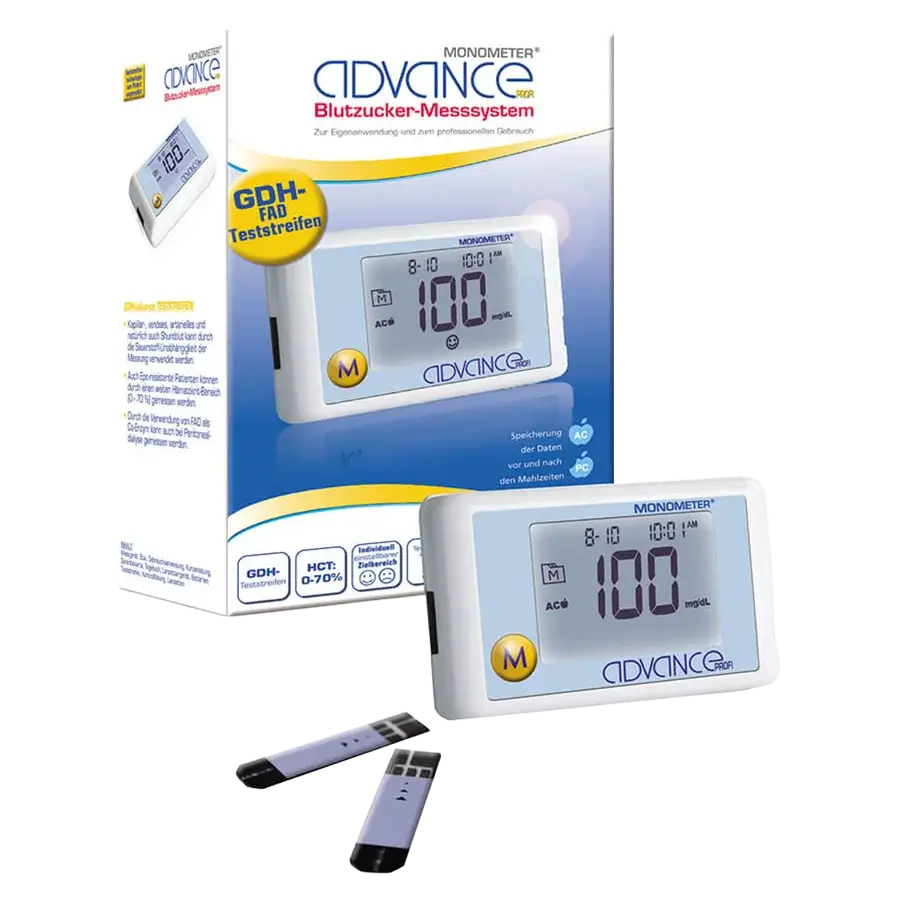 Blutzuckermessgerät Monometer ADVANCE Plus SET