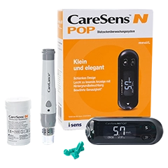 Blutzuckermeßgerät Set CareSens N Pop mg/dl 