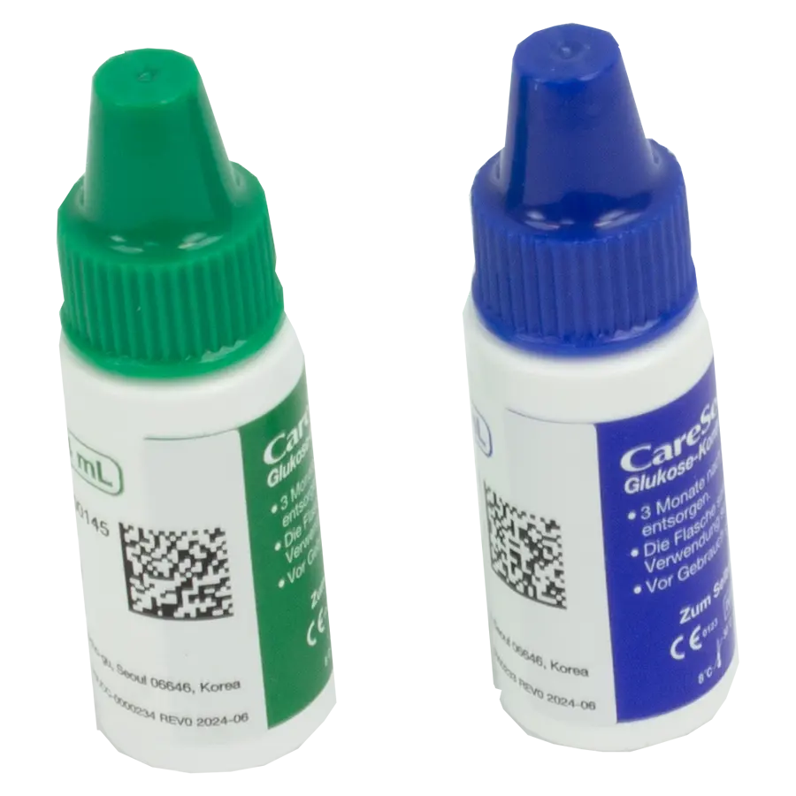 Kontrolllösung A&B CareSens, 2 Flaschen á 4 ml