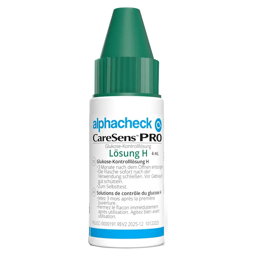 alphacheck CareSens Pro Kontrolllösung H 4 ml