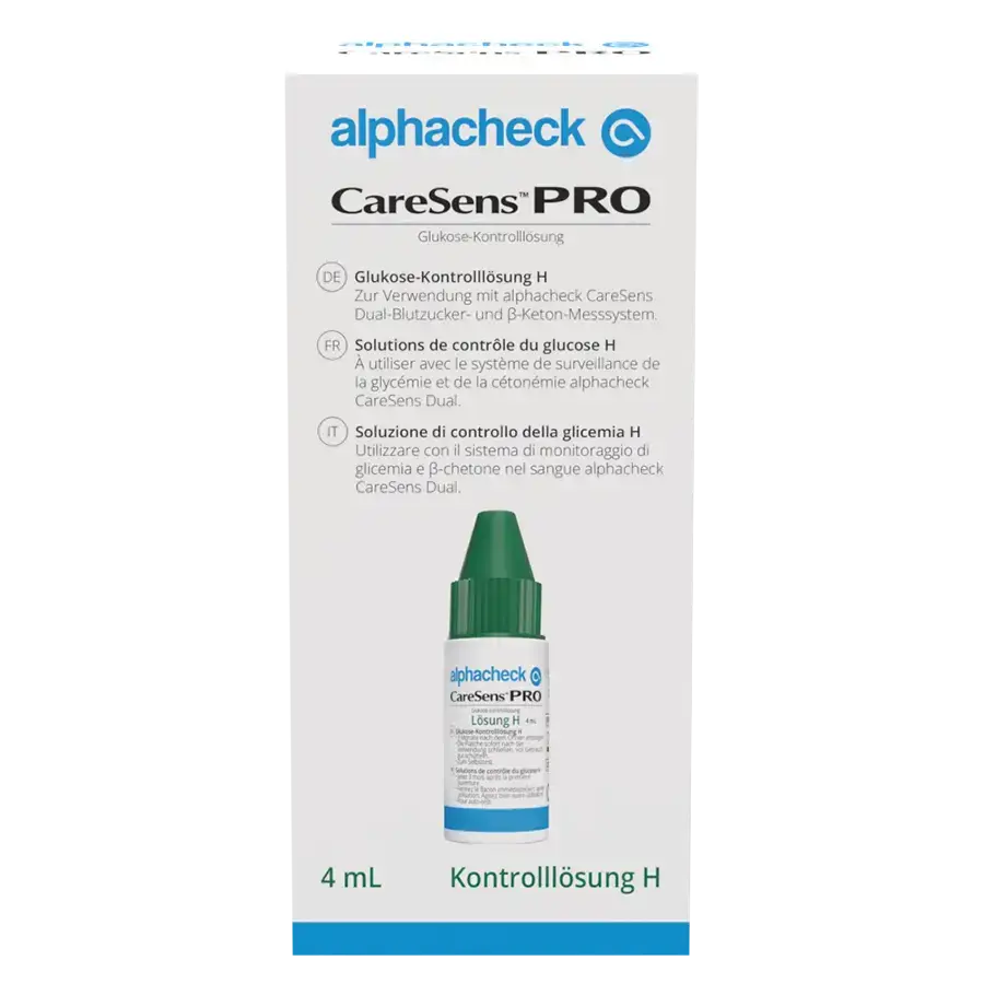 alphacheck CareSens Pro Kontrolllösung H 4 ml