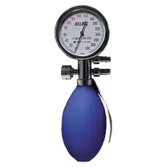 Manometer-Gehäuse - Zweischlauch - blau