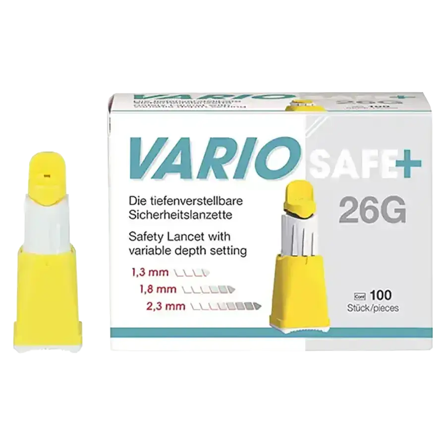 Variosafe Plus Sicherheitslanzetten 3-fach verstellbar