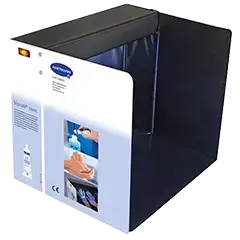 Derma Lite Box, Klappbox mit  UV-Lampe
