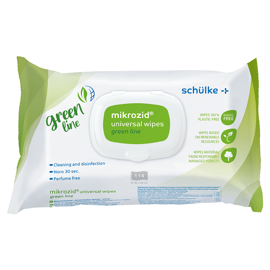 Mikrozid Universal Wipes green line