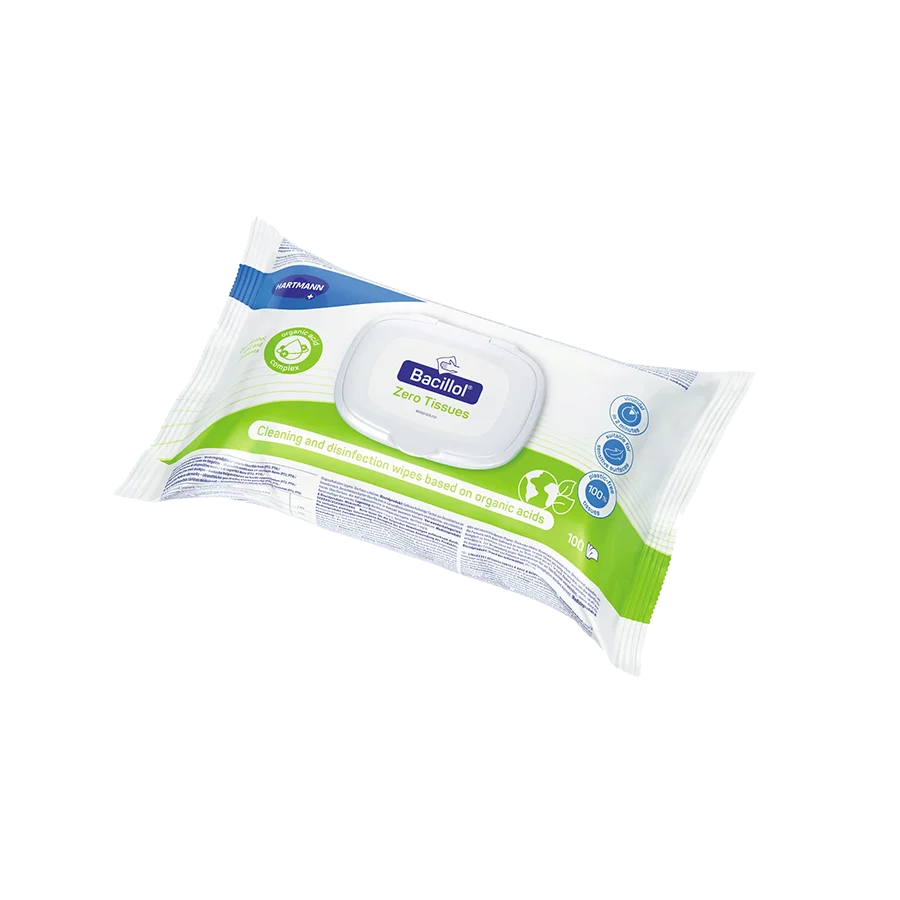 Bacillol Zero Tissues Flowpack Verfall 10.02.2027
