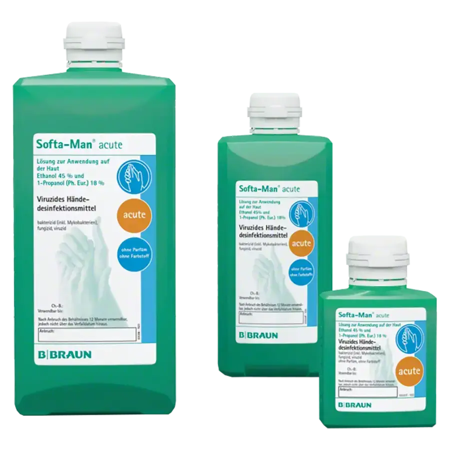 Softa Man acute Händedesinfektion 1000 ml