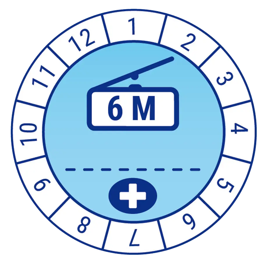 Bode Etikett Anbruchdatum 6 Monate