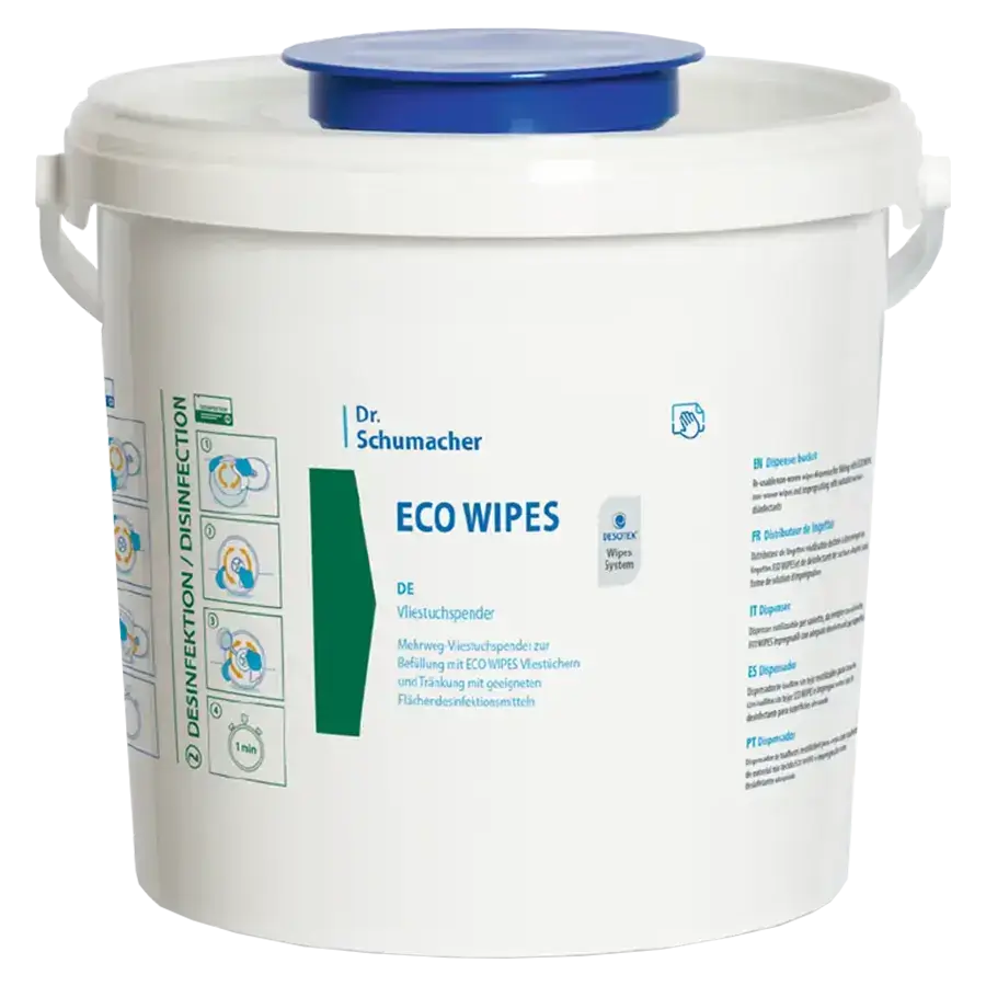 Eco Wipes Eimer weiß leer