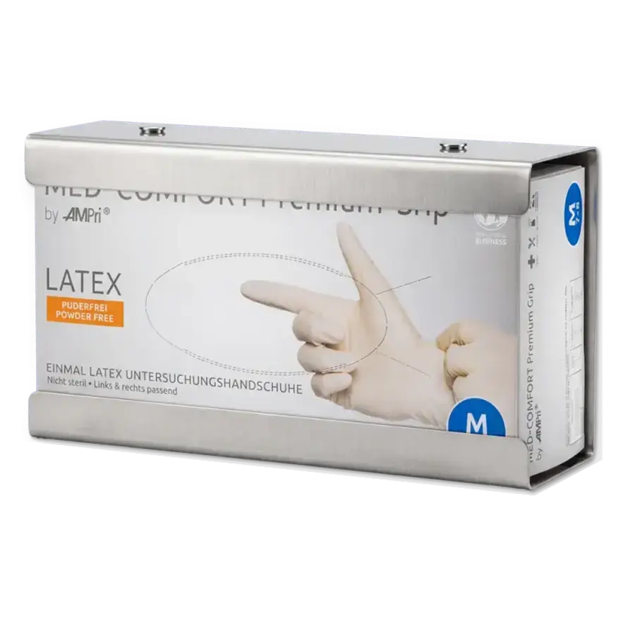 Wandhalterung Handschuhe 1 Box Edelstahl