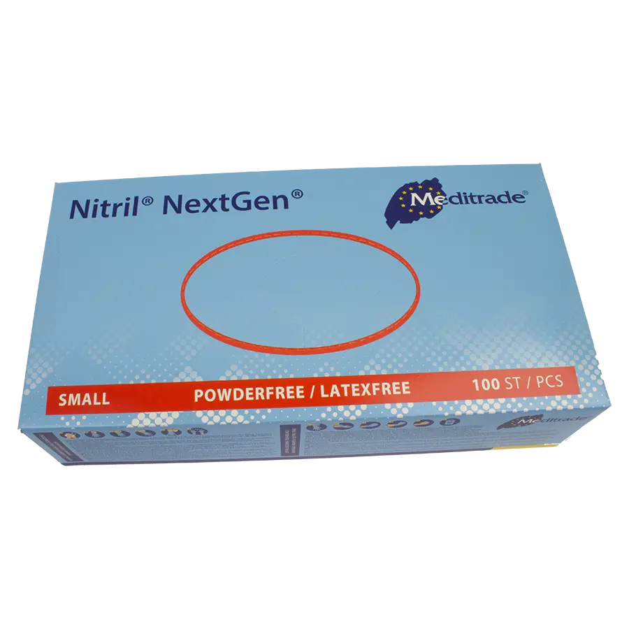 Nitril NextGen Untersuchungshandschuh, blau, puderfrei, S