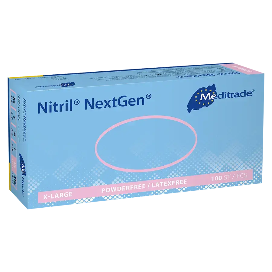 Nitril NextGen Untersuchungshandschuh, blau, puderfrei, XL