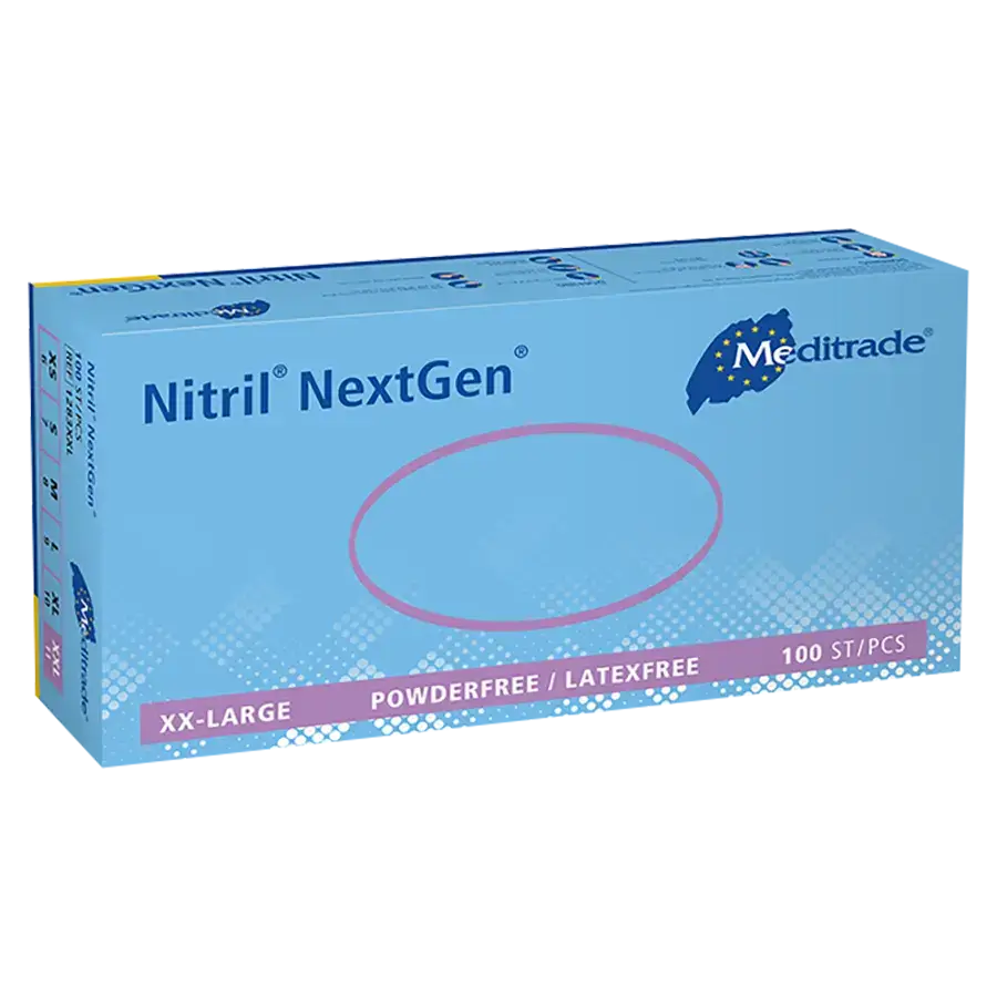 Nitril NextGen Untersuchungshandschuh, blau, puderfrei, XXL