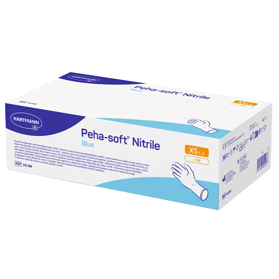 Nitrile Peha soft Blue XS