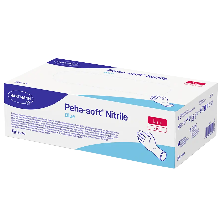 Nitrile Peha soft Blue L