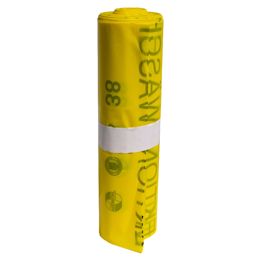 Abfallbeutel 85 l gelb Infektionswäsche, 640x1000x0,085 mm