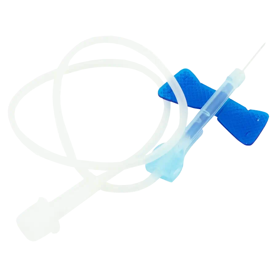 Venodrop Safe Butterfly 23G, 19 mm blau