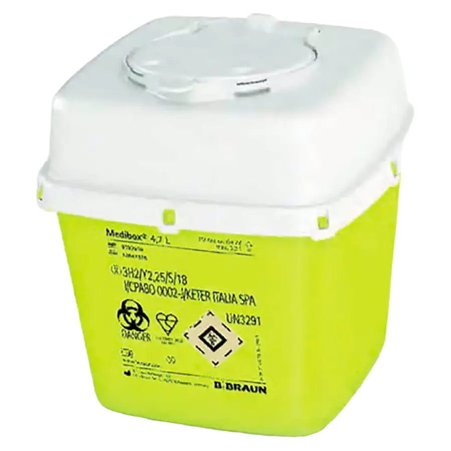 Kanülenentsorgungsbox Medibox 4,7 ltr.