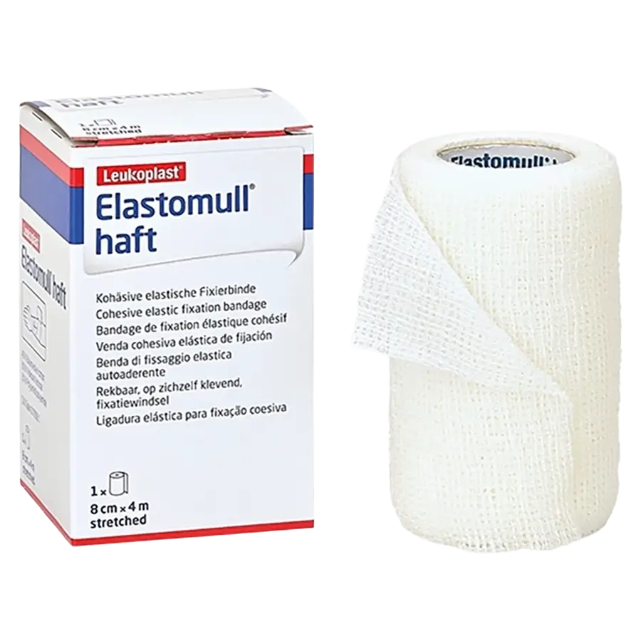 Elastomull Haft weiß 4m x 8cm