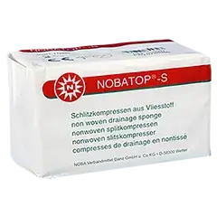 NOBATOP S Vliesstoffschlitzkompresse 