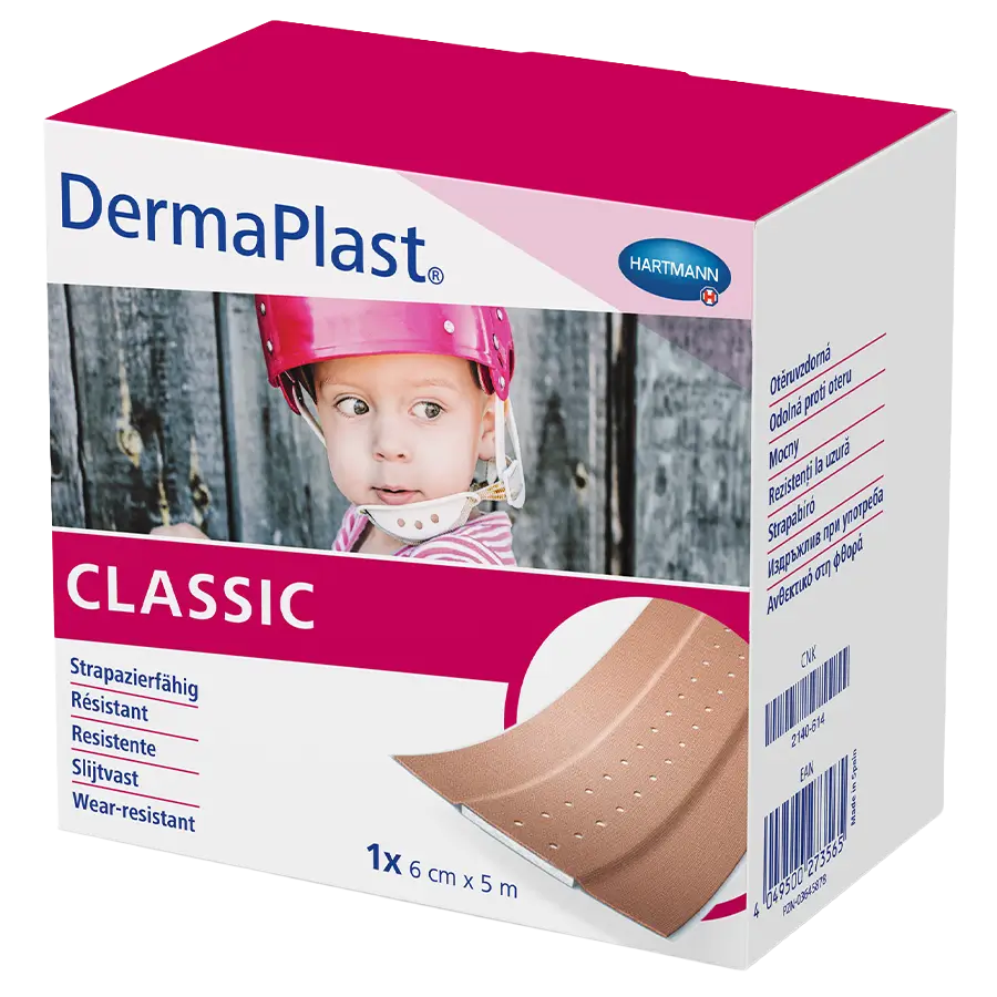 DermaPlast classic Wundpflaster 6cm x 5m