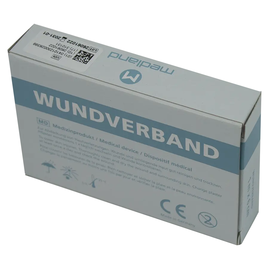 Wundschnellverband Detect/blau 10 x 6 cm COMFORT