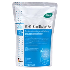 Wero Künstliches Eis 500g Granulat zur Herstellung einer Kühllösung