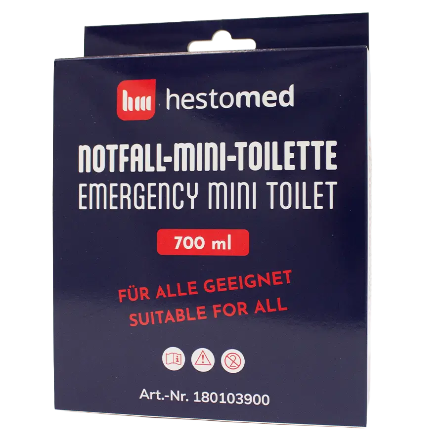hestomed Notfall-Mini-Toilette, Urinbeutel 700 ml 