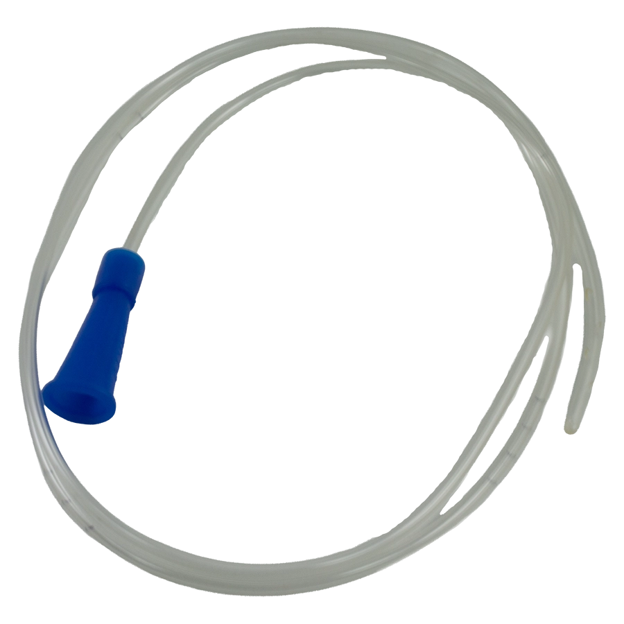 Magensonde CH 08, 100 cm lang, steril, blau