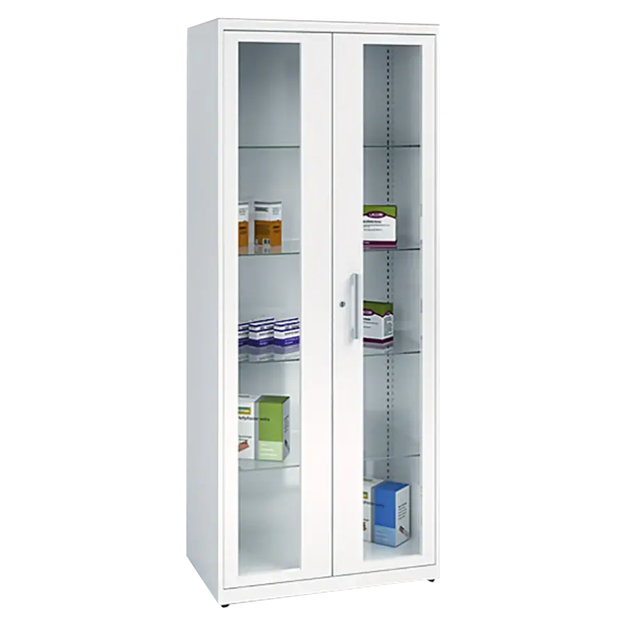 Medikamentenschrank 1956x800x432 reinweiß