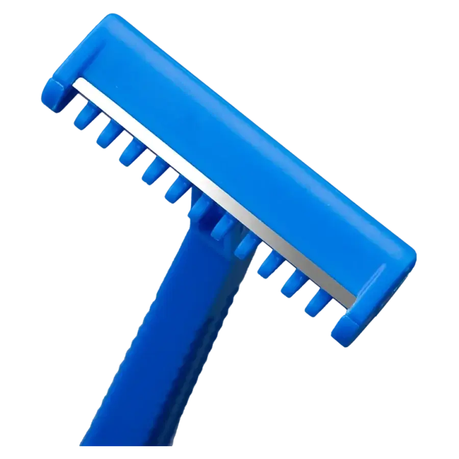 Einmal Rasierer blau einschneidig einzel