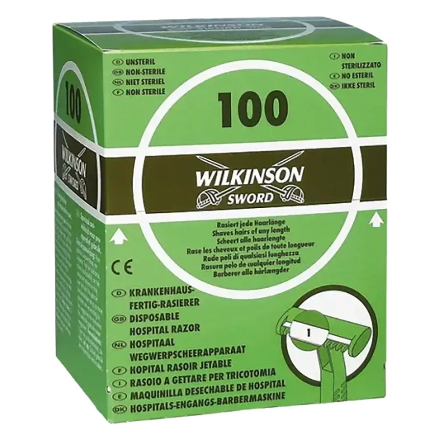 Einmal Rasierer Wilkinson einschneidig grün