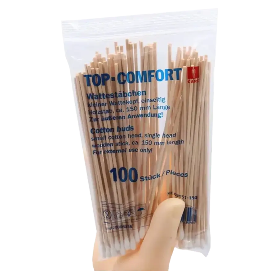 Watteträger klein 15cm - Kopf 2,2 mm