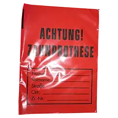 Zahnprothesenbeutel 17 x 23 cm,