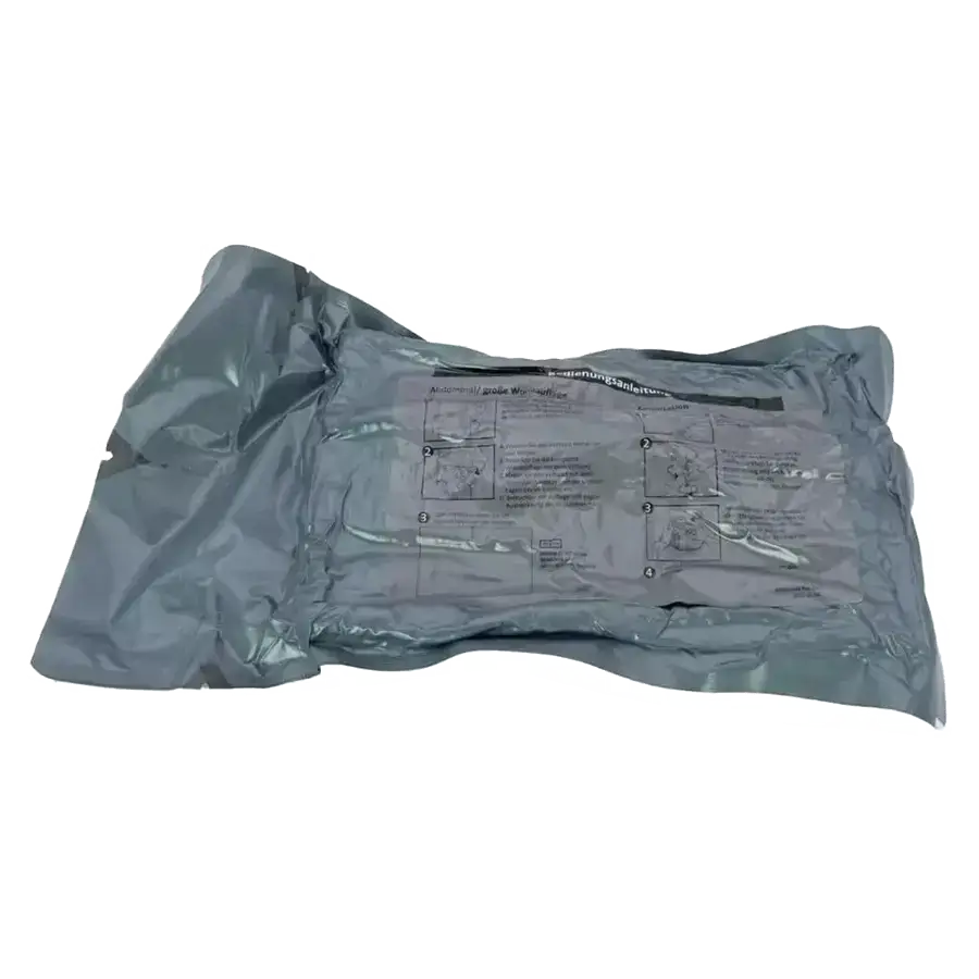 Israeli Bandage Abdominal, grauoliv 20 cm x 1,9 m