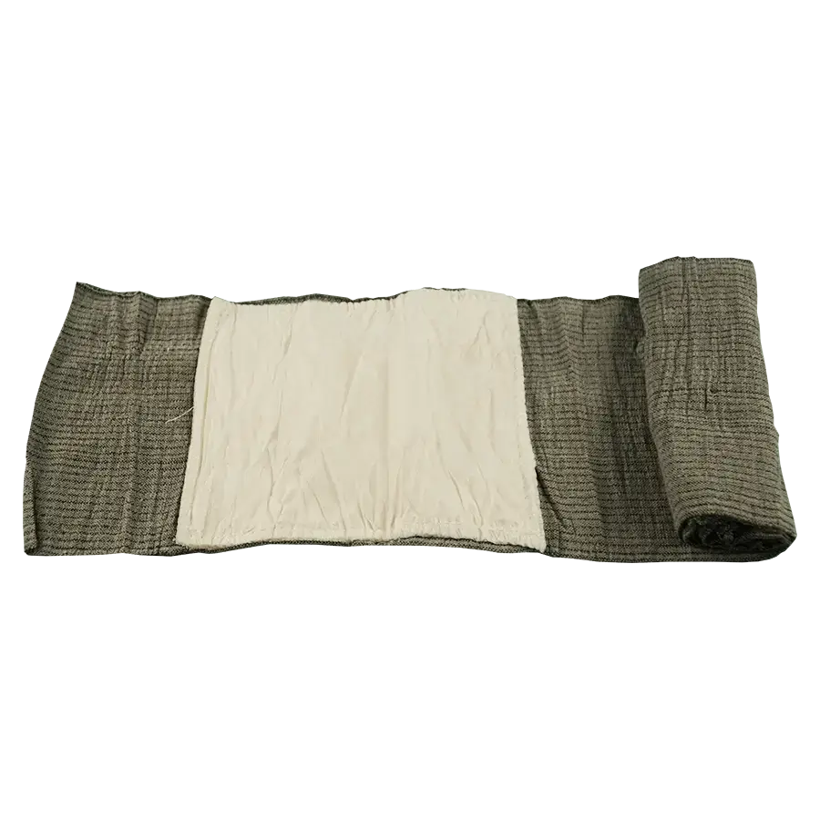 Israeli Bandage grün 10 cm x 4,5 m mit Bügel