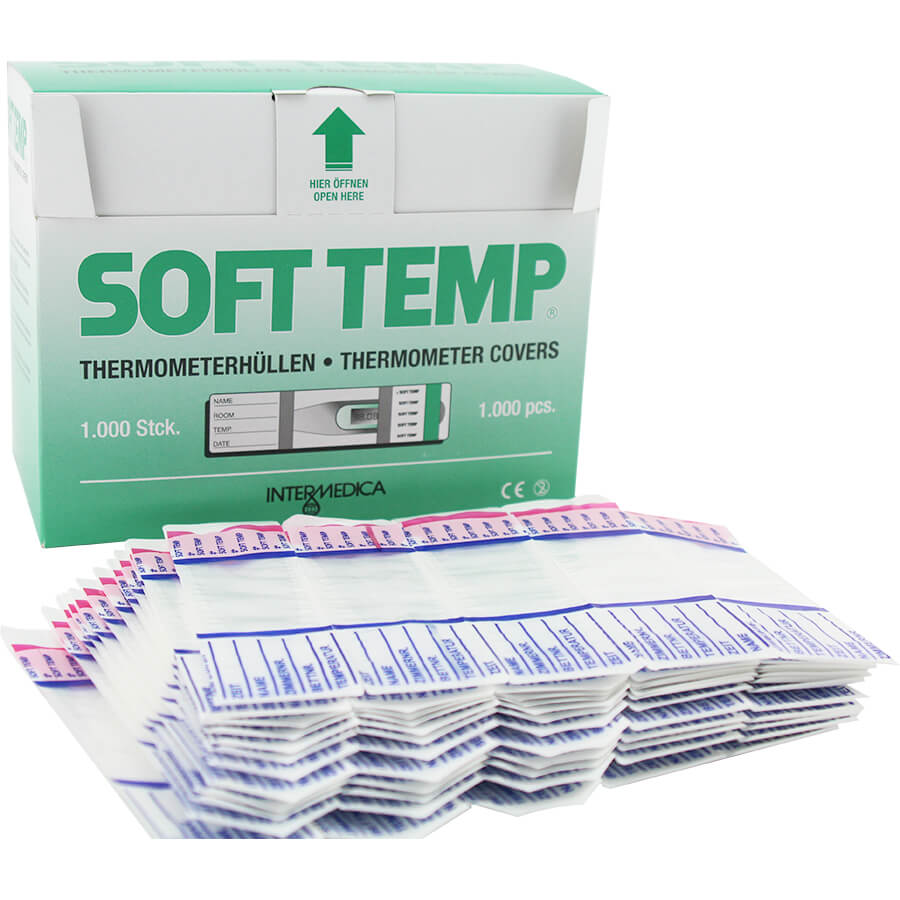 Thermometerhülle SoftTemp Digital mit Gleitmittel 1000 St.