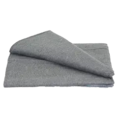 Sanitätsdecke 150 x 200 cm, 50 % Wolle / 50 % PE, ca. 520 g/m² rundum gekettelt